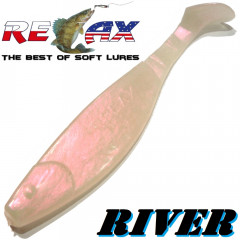 Relax Kopyto River Gummifisch 6 ca. 16cm Farbe Rotperl Softbait Swimbait der ideale Großhecht & Welsköder