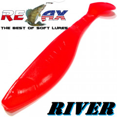 Relax Kopyto River 6 ca. 16cm Farbe Japan Rot Swimbait der ideale Großhecht & Welsköder für Bodden & Co.