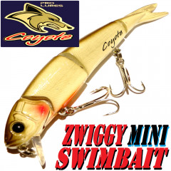 Coyote Pro Lures Zwiggy Mini Swimbait Jointed 13,5cm 20g Farbe White Fish 05AT Wobbler