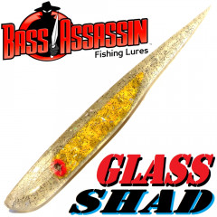 Bass Assassin Glass Shad Pin-Tailshad Farbe Glass Jewels 6 Shads im Set Winterköder für Zander