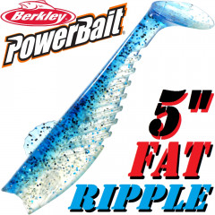 Berkley Power Bait Fat Ripple Shad Gummifisch 5 - 13cm CC Special 3 Stück Gummifischset