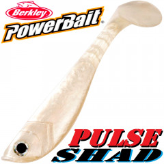 Berkley Power Bait Pulse Shad Gummifisch 6cm Pearl White 5 Stück im Set!