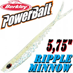 Berkley Power Bait Ripple Minnow 15cm Salty White 1 Stück