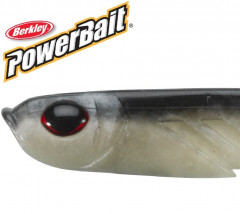 Berkley Power Bait Ripple Minnow Gummifisch 12,5cm / Natural 1 Stück V-Tail Shad