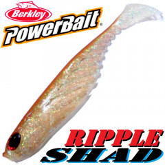 Berkley Power Bait Ripple Shad 4 Gummifisch 11cm Ghost Brown