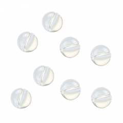 Glasperlen 10mm Farbe transpartent 8 Stück im Set ideal für Texas & Carolina Rig oder Angelmontagen