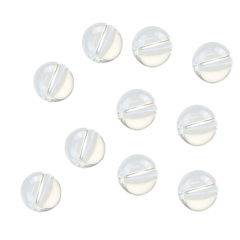 Glasperlen 6mm Farbe transpartent 10 Stück im Set ideal für Texas & Carolina Rig oder Angelmontagen
