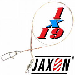 Jaxon Stahlvorfach Sumato 1X19 Strand Spin Snap + Wirbel Länge 30cm Tragkraft 8,0kg 2 Stück im Set