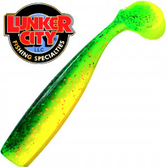 Lunker City Shaker 6 - 16cm Gummifisch Farbe Fire Perch 5 Stück im Set Hecht & Zanderköder