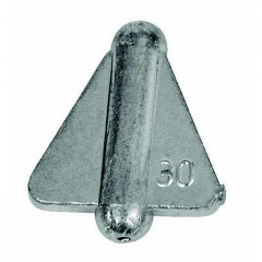 Paladin Laufblei - Dreiecksblei mit Loch / 60 g / 2´er Pack