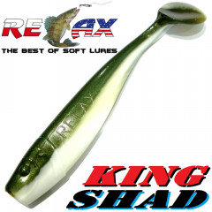 Relax King Shad 4 Gummifisch ca. 11cm Farbe Eelwife Zanderköder