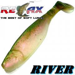 Relax Kopyto River 5 Gummifisch 12,5cm Rainbow Trout 3 Stück im Set idealer Wels & Hechtköder