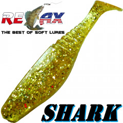 Relax Shark Gummifisch 4 10cm Gold Glitter