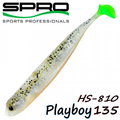 Spro HS Shads HS 810 Playboy 135 Gummifisch 135mm Farbe Salt & Pepper 4 Stück im Set