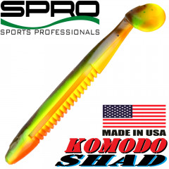 Spro Komodo Shad Gummifisch 11cm Farbe Camo Perch Swimbait 1 Stück Barsch & Zanderköder