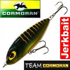 Team Cormoran Micro Jerkman Jerkbait 7cm Black Tiger 12g Sinking